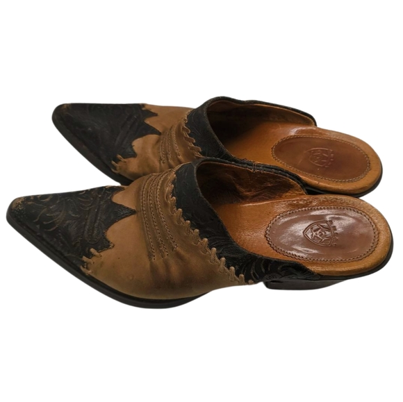 Ariat Black and Brown Women's Shoes - Picture 5 of 15